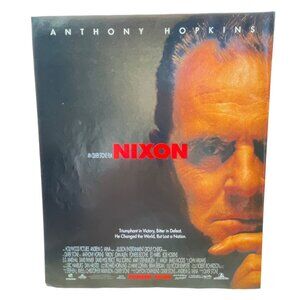 Nixon Movie Vintage Color Print Ad 1996 Anthony Hopkins Oliver Stone